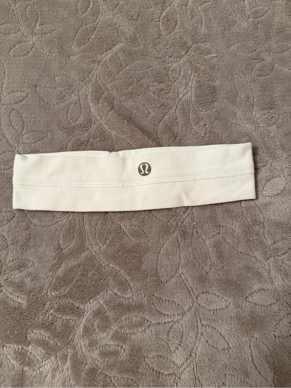 lululemon athletica Cream Seam-Detail Performance Headband